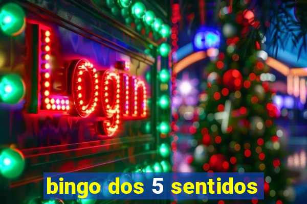 bingo dos 5 sentidos